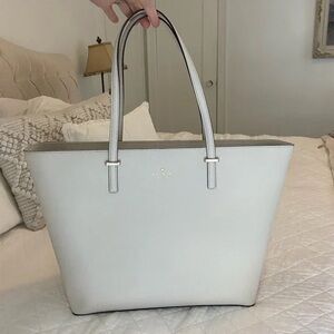 ❌SOLD❌ Kate Spade Grey Cedar Street Harmony Leather Tote Bag